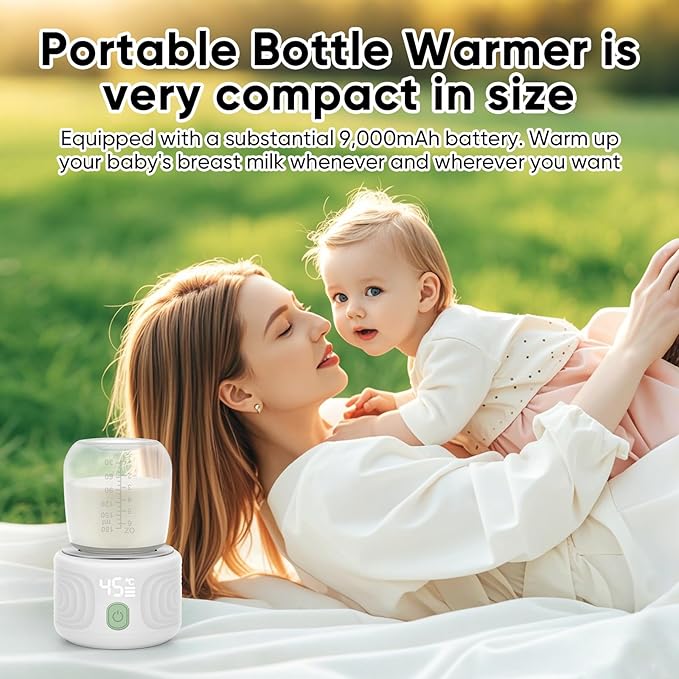 Baby Bottle Warmer, Maypott Portable 3 Minutes Fast Milk Warmer - Image 2