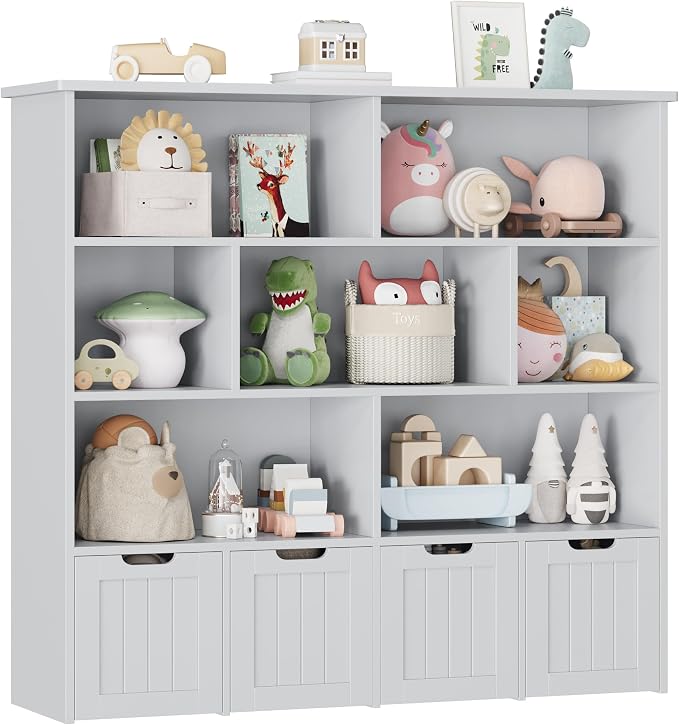 FINETONES Toy Storage Organizer, Kids Bookshelf - Image 8