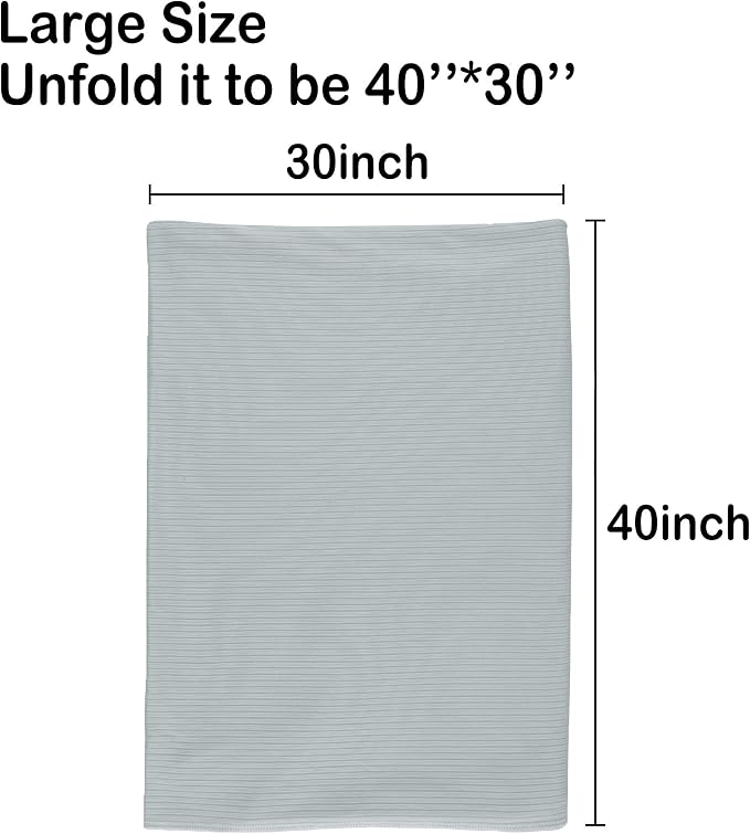 Jersey Swaddle Blanket, Ultra Soft Stretchy Receiving Blanket, Newborn Swaddle - Image 5
