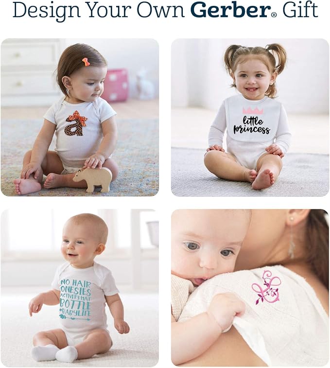 Gerber baby-girls 5-pack Solid Onesies Bodysuits - Image 7