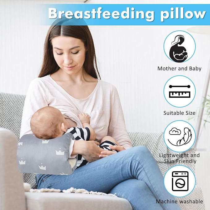 Nursing Arm Pillows for Breastfeeding, Baby Feeding Arm Pillow Portable and - Image 2