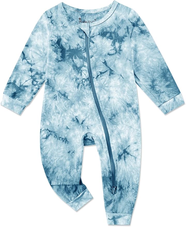 Jimonda Baby Girls Boys Footless Pajamas, Rayon From Bamboo Pjs 2 Way Zipper by JimondaBaby