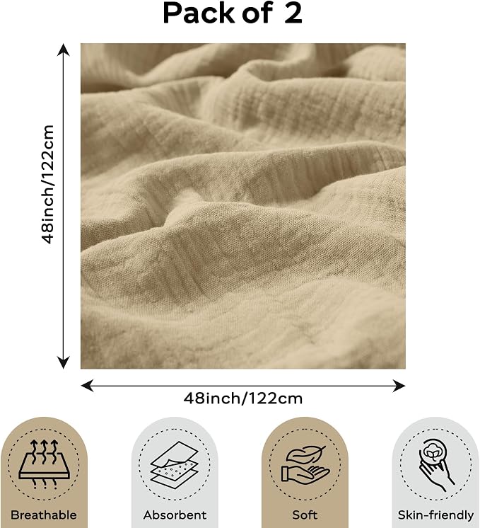 JELLYMONI Muslin Swaddle Blankets - Image 3