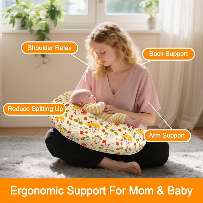 Baby Nursing Pillow for Breastfeeding, Adjustable Breast Feeding Pillow for - Image 3