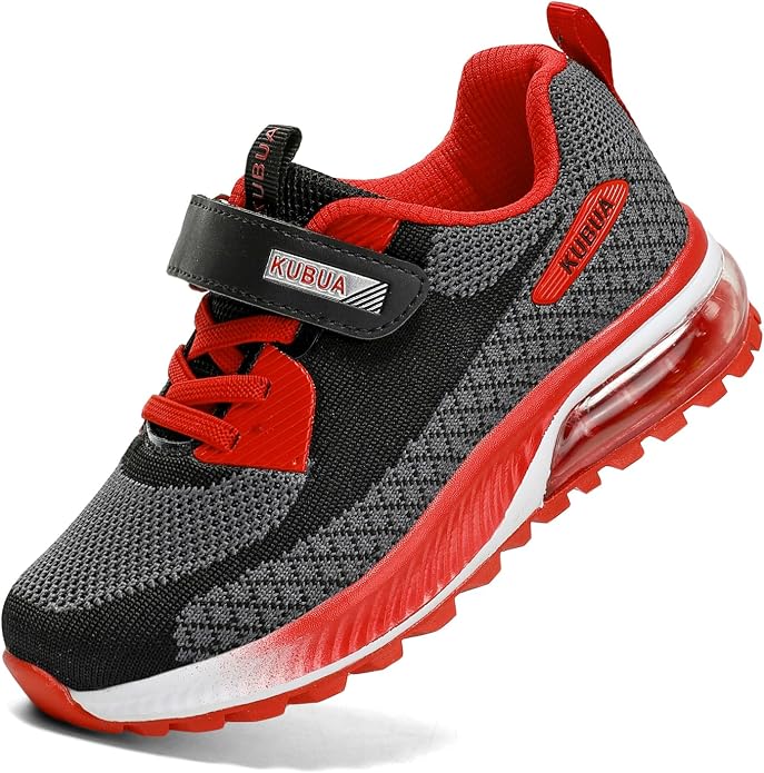 KUBUA Kids Sneakers for Boys Girls Running Tennis Shoes Lightweight Breathable by KUBUA