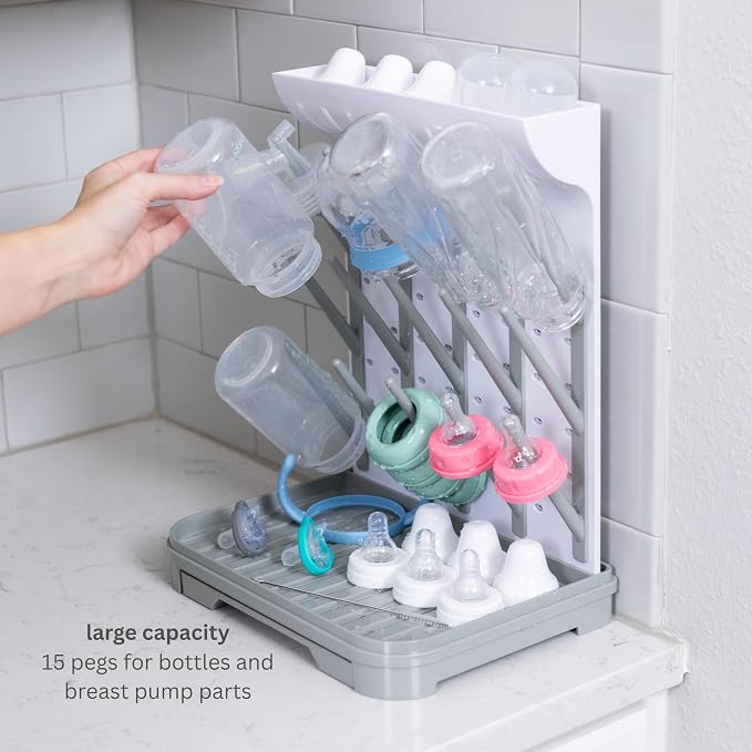 Baby Bottle Drying Rack – Large Vertical Bottle Dryer - Image 5