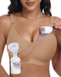 As Fairy Wireless Seamless Pumping Bra Hands Free Nursing Bra Wirefree Comfort by AsFairy