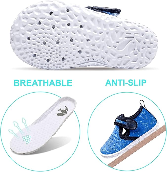 JOINFREE Baby Toddler Water Shoes Boys Girls Sandals Barefoot Kids Breathable - Image 4