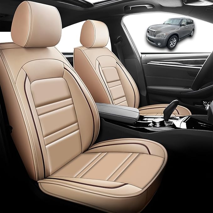 Seat Cover for Infiniti qx56 2004-2013 | Car Seat Covers Front Seats, - Image 2