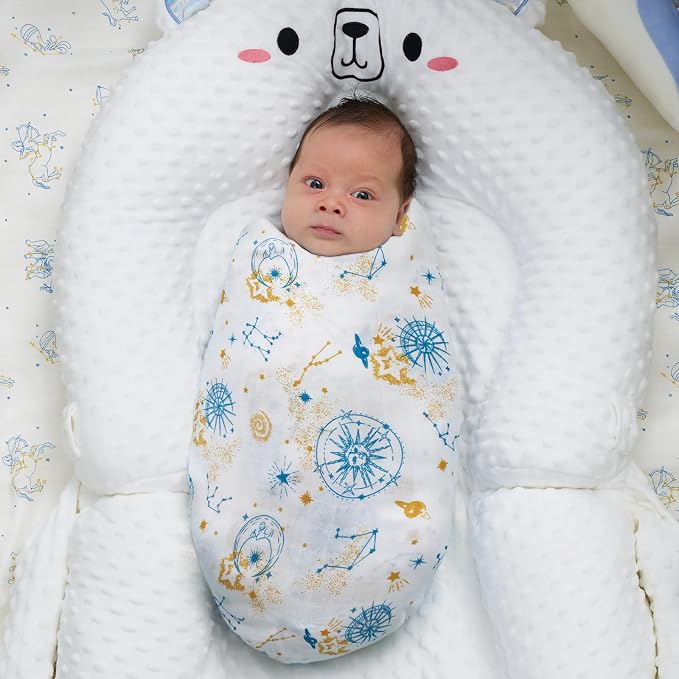 Momcozy Muslin Swaddle Blankets, Ultra Soft Neutral Registry Essentials - Image 8