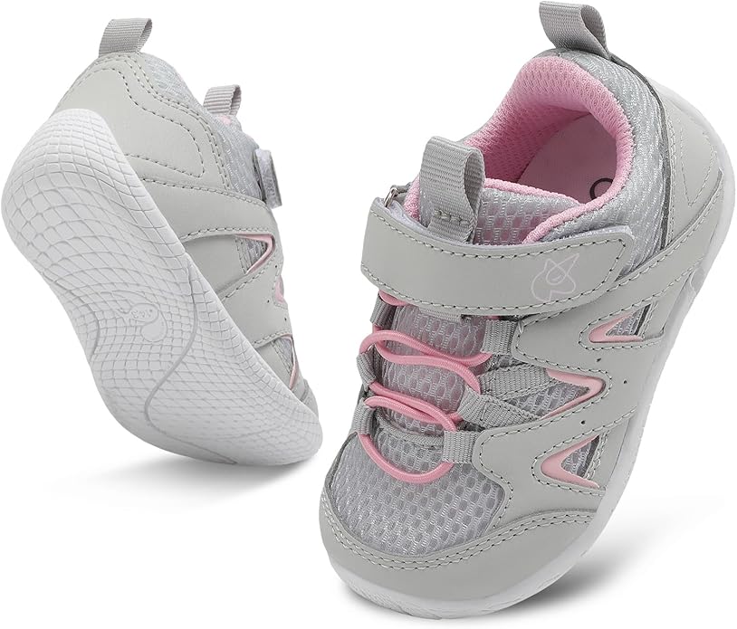 LeIsfIt Baby Shoes Boys Girls First Walking Shoes Non-Slip Toddler Breathable by Leisfit