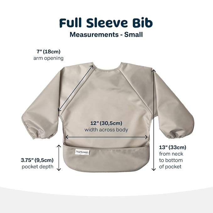 Tiny Twinkle Long Sleeve Bib for Babies & Toddlers – 2 Pack Waterproof Smock - Image 3