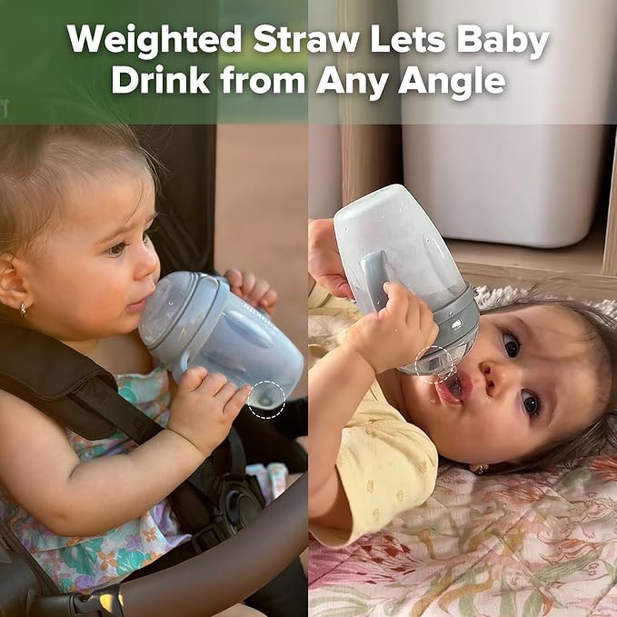 haakaa Weighted Straw Sippy Cup - Image 3