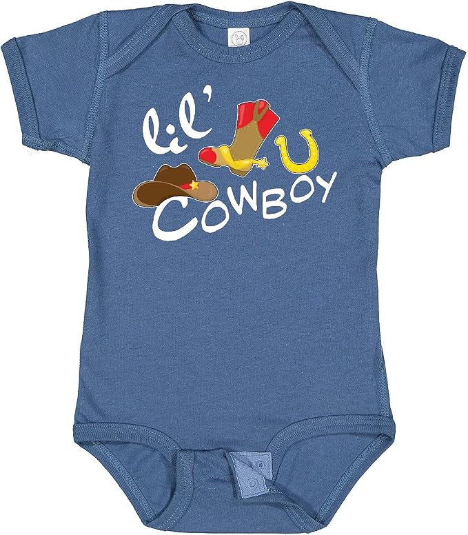 inktastic Lil' Cowboy Baby Bodysuit by Inktastic