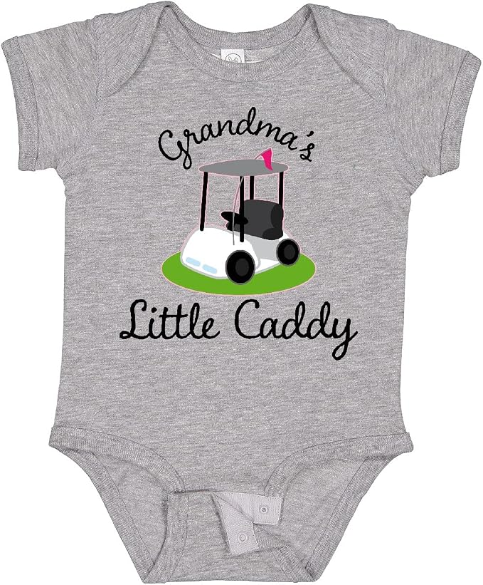 inktastic Grandma's Little Caddy Golf Baby Bodysuit by Inktastic