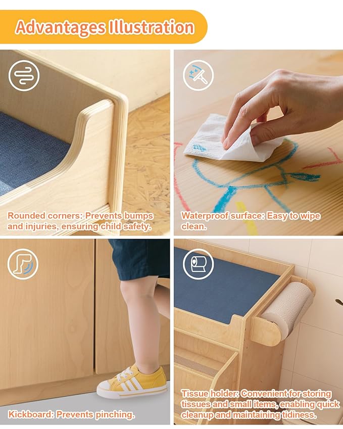 Wooden Baby Changing Table - Image 5