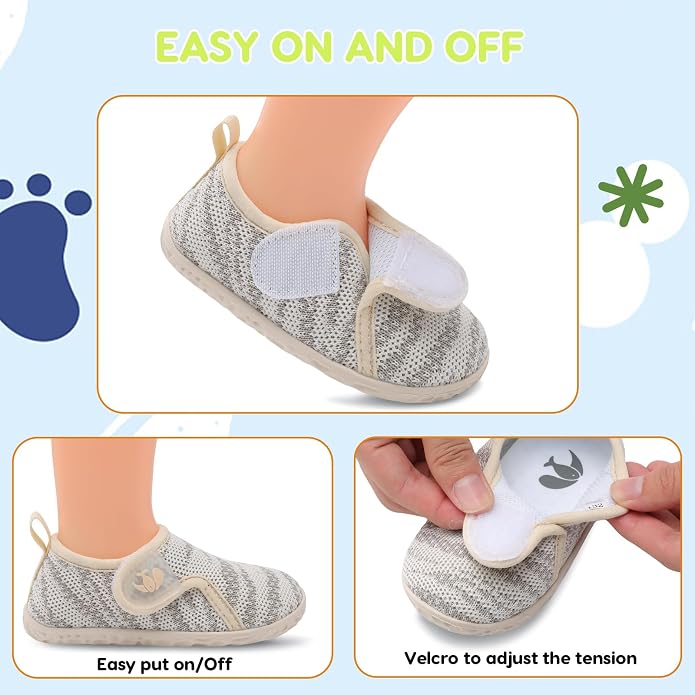 FEETCITY Baby Boys Girls First Walking Shoes Infant Sneakers Crib Shoes - Image 3