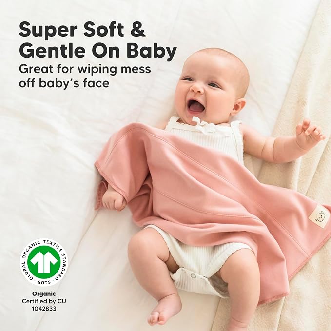 Organic Burp Cloths Baby Boy, Girl - Image 4