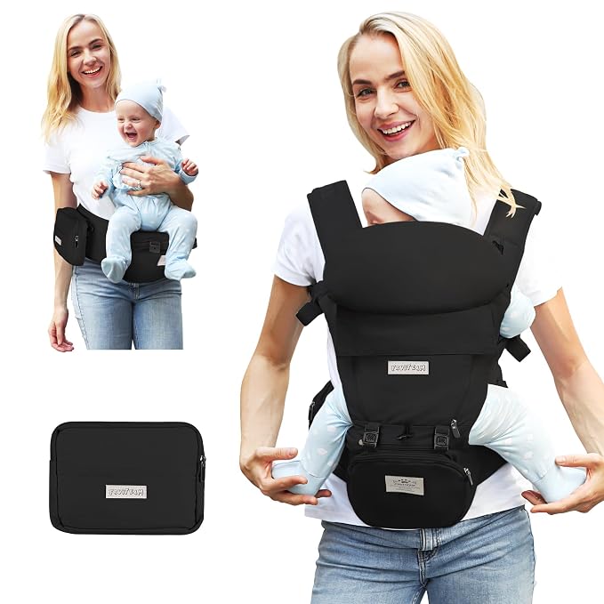 FRUITEAM Baby Carrier Newborn to Toddler, Safety-Certified Waist Stool by FRUITEAM