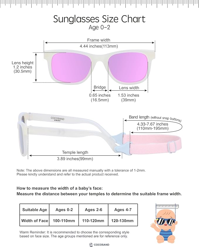 COCOSAND Flexible Baby Sunglasses - Image 5