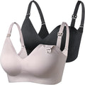 Momcozy Nursing Bras for Breastfeeding, YN21 Seamless Ultra Comfort Maternity by Momcozy