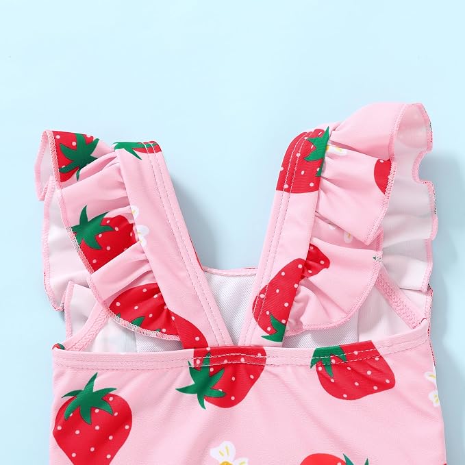 Happy Town One-Piece Infant Toddler Baby Girl Summer Swimsuit Watermelon - Image 5