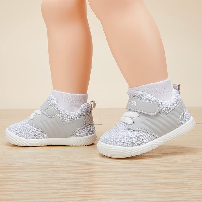 BMCiTYBM Baby Boy Girl Shoes Breathable Mesh Walking Shoes Lightweight Non-Slip - Image 2