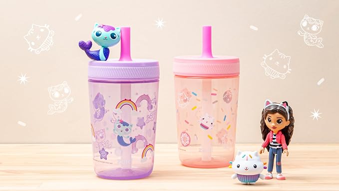 Zak Designs Gabby's Dollhouse Kelso Toddler Cups - Image 9