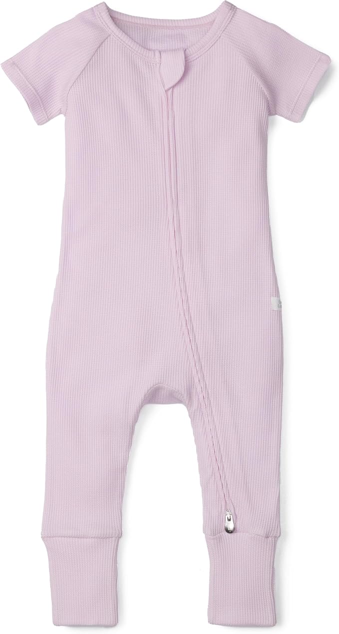 Loulou Lollipop Tencel Lyocell Short Sleeve Zipped Romper by LoulouLollipop