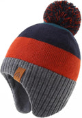 LMLALML Boys Winter Hat Earflap Knitted Beanie by LMLALML