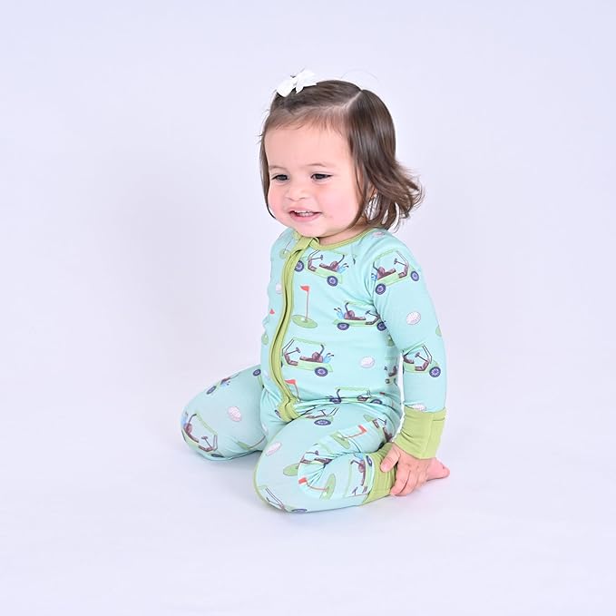 LollyBanks Baby Pajamas, 2-Way Zipper Romper, 95% Viscose Made from Bamboo and - Image 2
