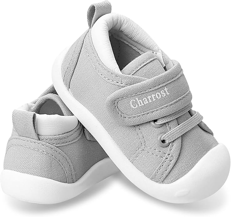 Baby Walking Shoes Toddler Girl Boy Soft Sole Breathable Cotton Canvas Shoes by Charrost