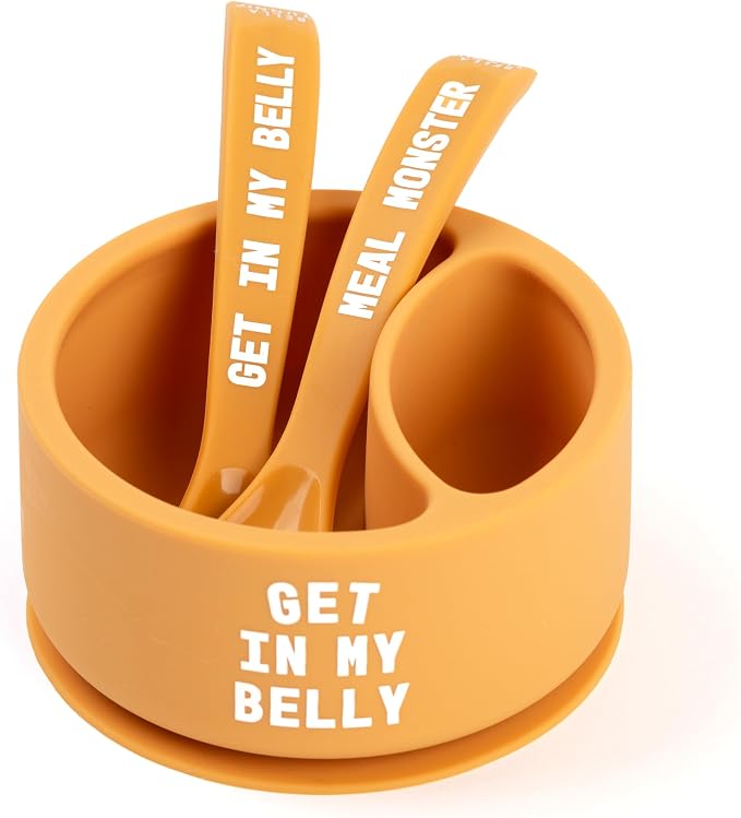 Bella Tunno Silicone Suction Bowl & Spoons by BellaTunno