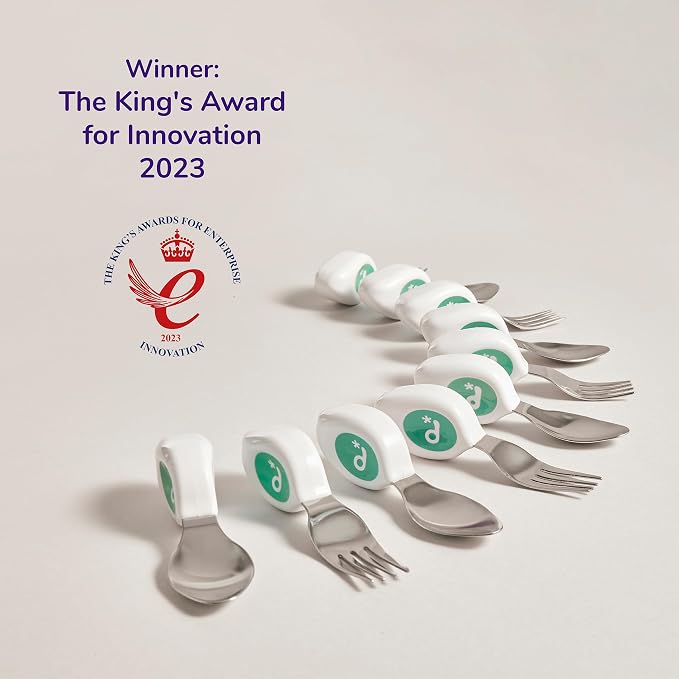 doddl Toddler Utensils, Ergonomic Fork and Spoon Set - Image 8