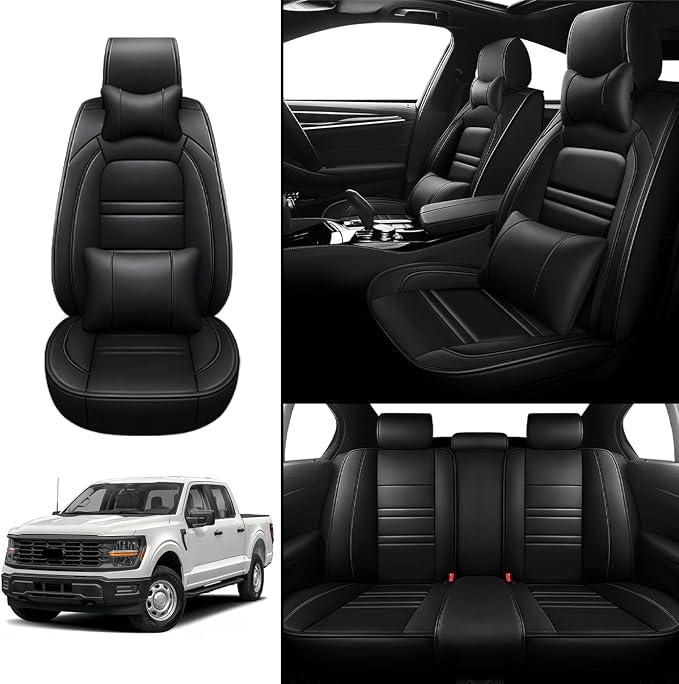 Car Seat Covers for Ford f150 2003-2025 | 5-Seats Seat Covers, Waterproof Seat - Image 2
