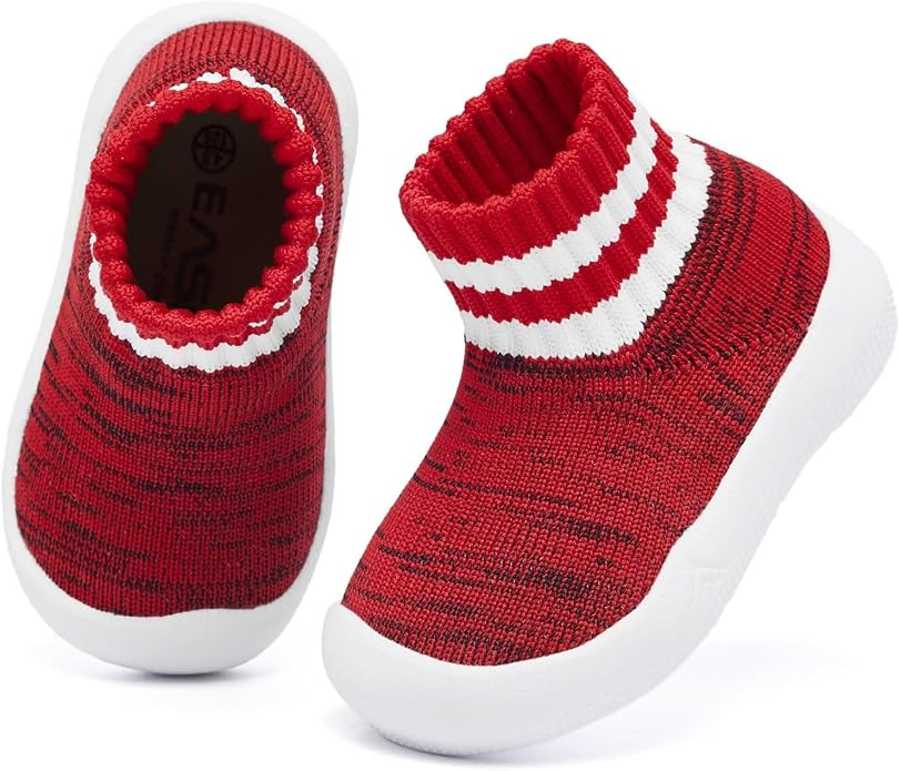 Eashi Baby Boy Girl Non-Skid Indoor Infant Walking Shoes Breathable Warm - Image 3