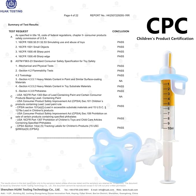 Baby Medicine Dispenser, Baby Medicine Syringe, 0 months and up Baby Pacifiers - Image 7