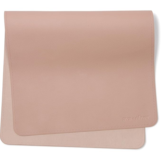 Ava + Oliver Vegan Leather Baby Changing Mat by avaoliver