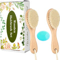 Wooden Baby Hair Brush and Comb Set by WXA