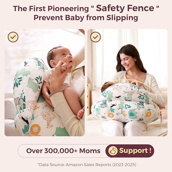 Momcozy Pioneering Safety Fence Nursing Pillow - Image 4