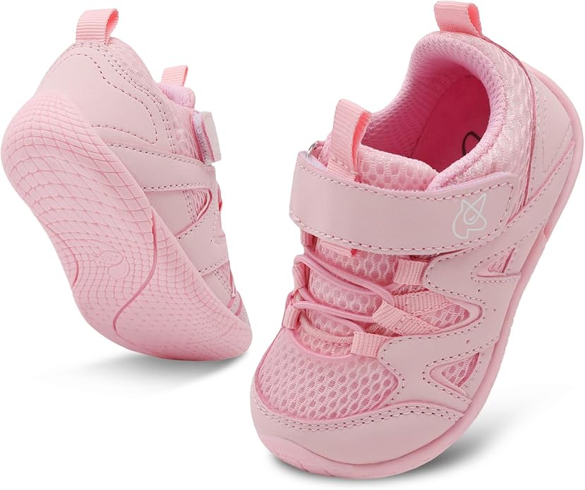 LeIsfIt Baby Shoes Boys Girls First Walking Shoes Non-Slip Toddler Breathable by Leisfit