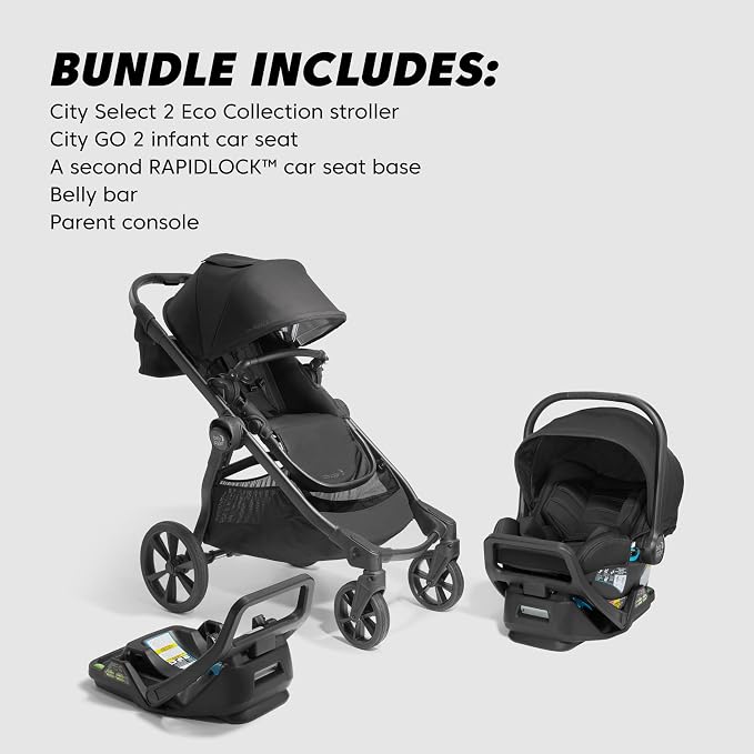 Baby Jogger City Select 2 Travel System, Eco Collection | Infant Essentials - Image 2