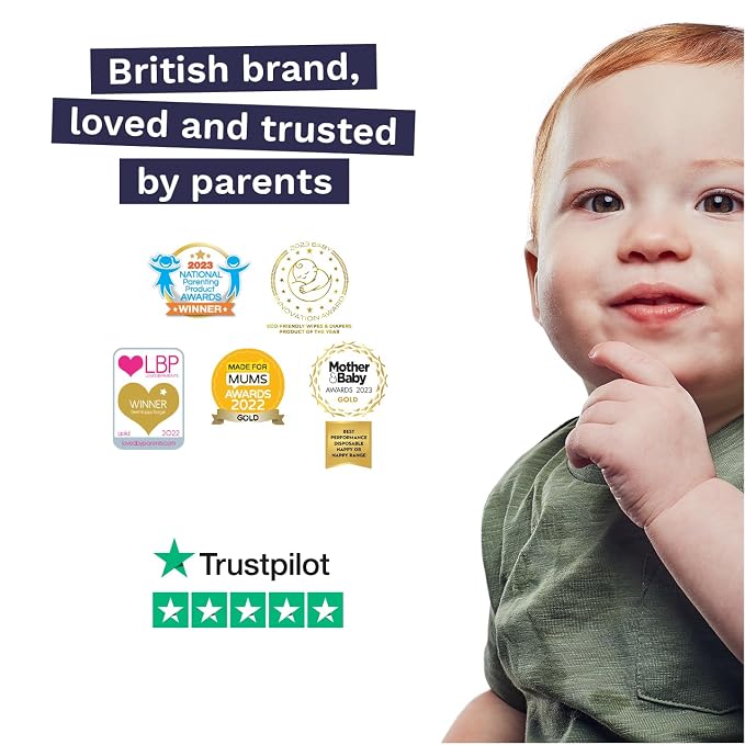 Pura Flushable Toddler Wipes 1 x 60 Wipes, 100% Plastic Free, 99% Water - Image 6
