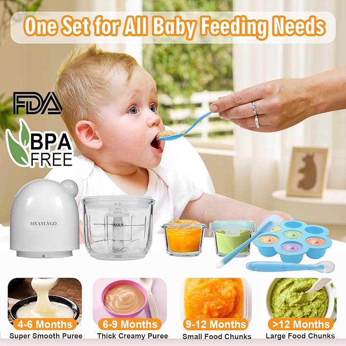 Baby Food Maker & Food Processor, Upgraded 14-in-1 Baby Food Blender, Puree - Image 2