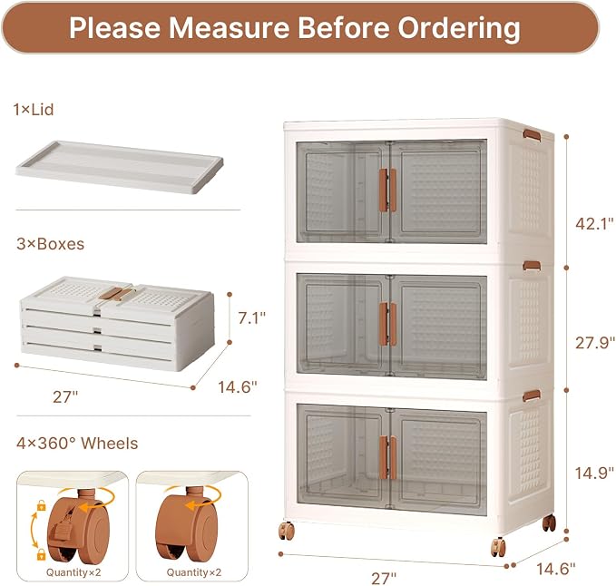 285Qt/70Gal Stackable Storage Bins - Image 2