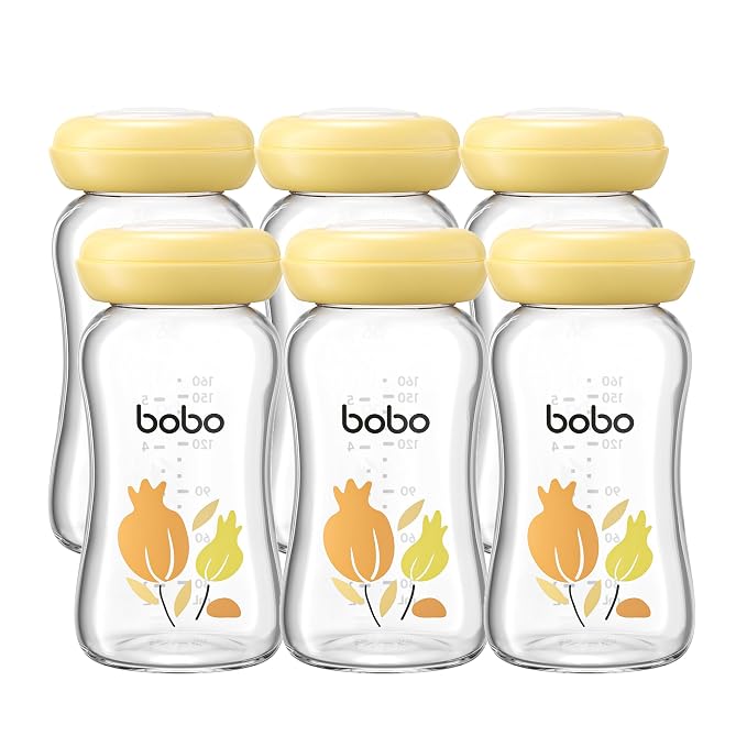 YOHKOH Glass Breast Milk Storage Bottles by Home