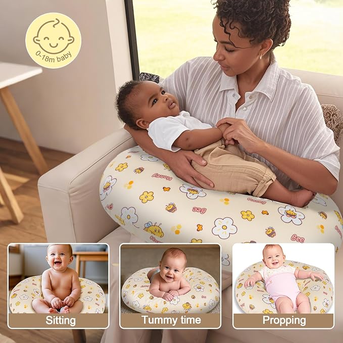 Baby Nursing Pillow for Breastfeeding, Adjustable Breast Feeding Pillow for - Image 2