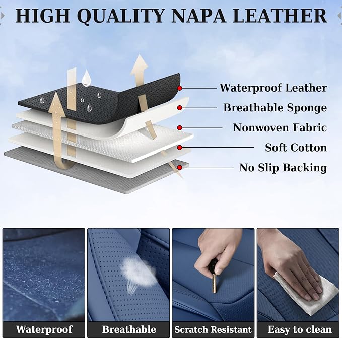 Coverado Car Seat Covers Full Set, Seat Covers - Image 7