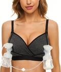 Pumping Bra Hands Free Pumping Bra and Nursing Bra Adjustable Wireless by PUMPKINPUMP
