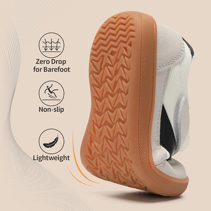 Toddler Wide Toe Box Shoes Zero Drop Minimalist Sneakers - Image 4